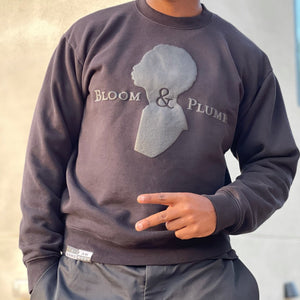 Bloom & Plume 'BHM' Signature Crew Sweatshirt